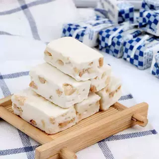 糯米纸老式手工花生牛轧糖80后怀旧零食新年糖果批发厂家直营
