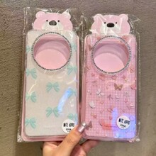 适用华为MATE80 畅玩70plus手机壳荣耀400立体闪钻nova14卡通保护