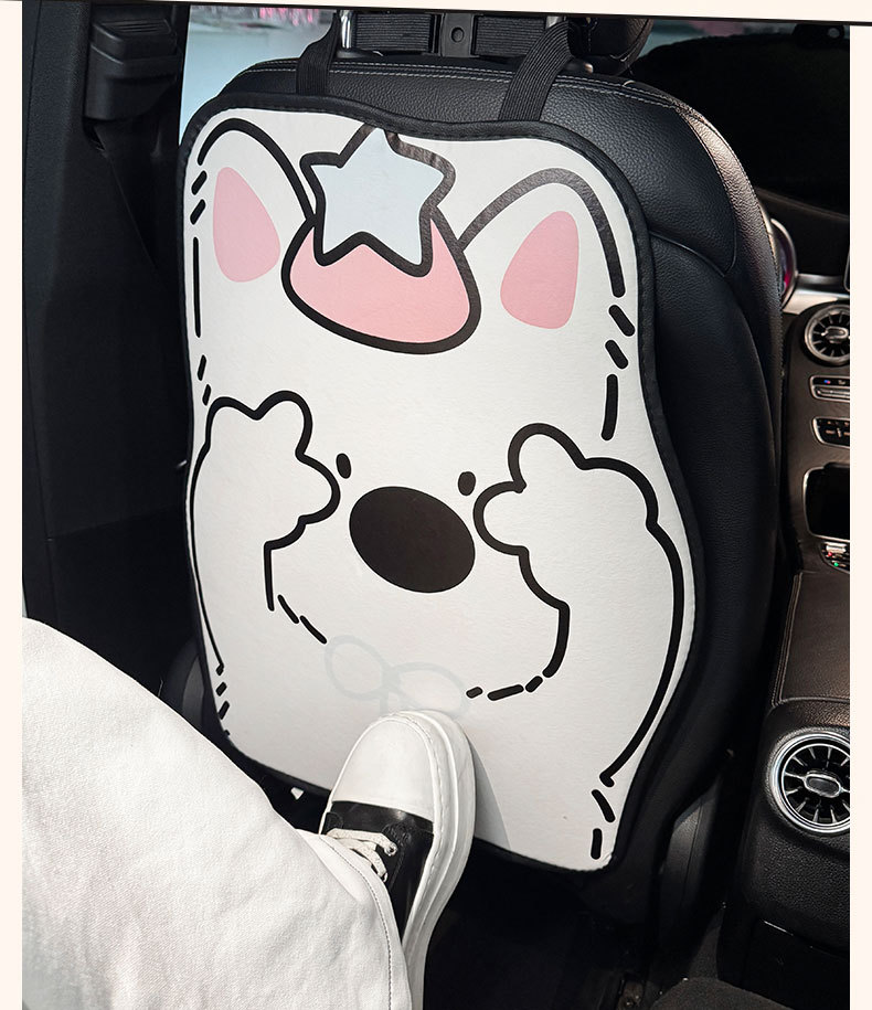 New Model Anti-Kick Backrest Pad for Car Seats, Universal Anti-Dirt Protective Pad for Interior Use, Rear Seat Anti-Wear Pad