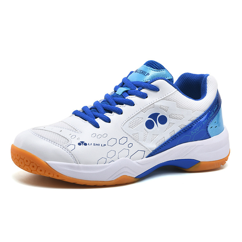 Professional Badminton Shoes Tennis Shoes Men's and Women's Anti-slip Shock Absorption Breathable Wear-resistant Adult Competition Training Shoes