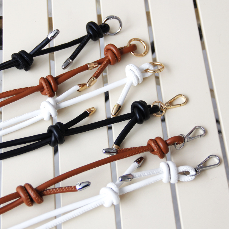 All-Match Accessories Adjustable Shoulder Strap Backpack Shoulder Bag PU Shoulder Strap Replacement Shoulder Crossbody Bag Strap Woven Bag Strap