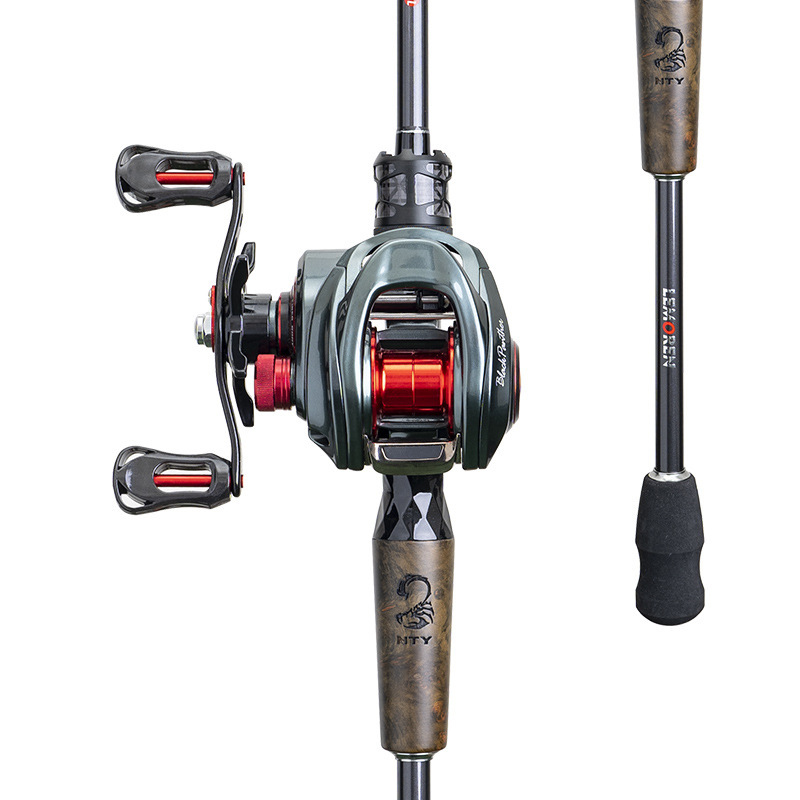 魔人魔影ML路亜竿紡績車輪水滴セット炭素遠投スズキの口を長くして釣り竿路亜