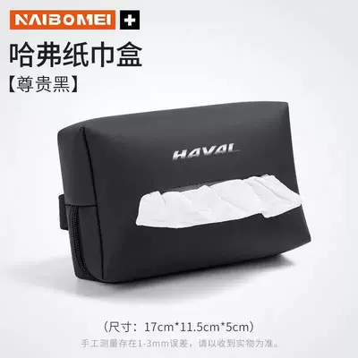 Car tissue box/set, Audi and Volkswagen seat back - little-lamb-car-tissue-bag-haval-premium-black