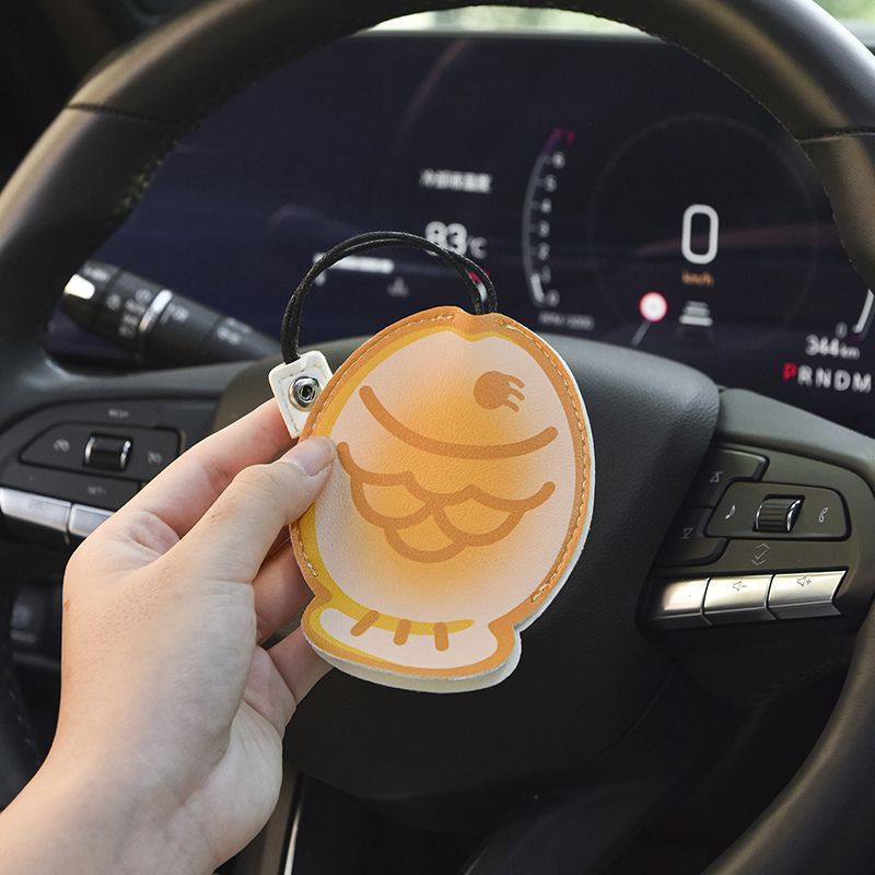 Xiaoyu Car Key Case Pull-Out Mini Pouch for Women 2024 New Creative Cute Open-Top Design Universal for Electric Vehicles