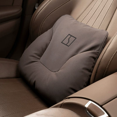Headrest, Pillow Seat Cushion Lumbar Pillow - horn-style-mocha-brown-extreme-zipper-waistrest-one-pack