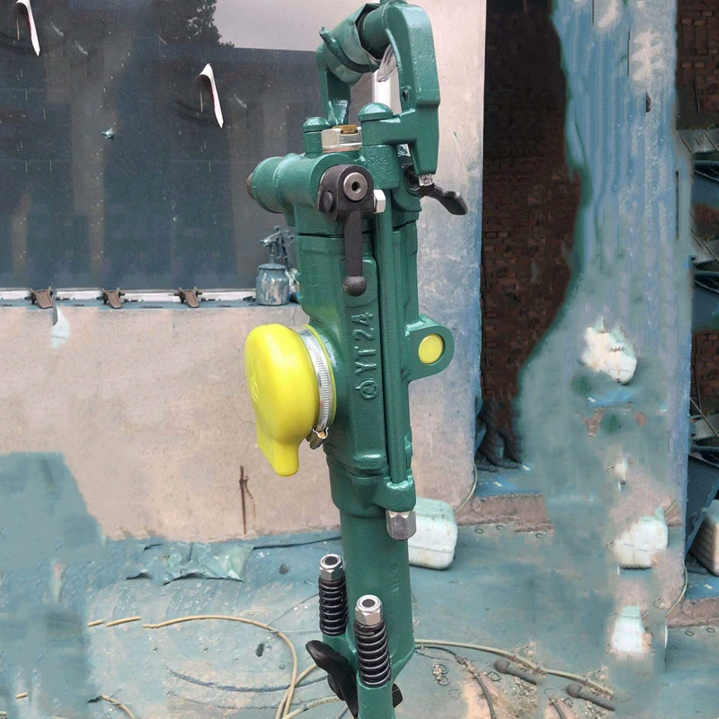 Буровая установка Zhongsheng Mining YT24 и YT28, пневматический буровой молот с пневмоподъемником.