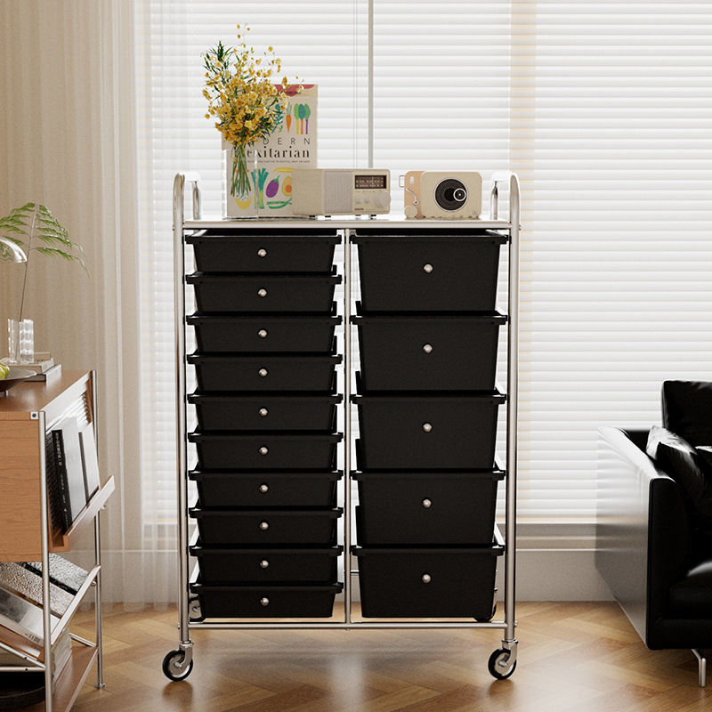 Multi-Layer Drawer-Type Storage Rack, Snacks, Cosmetics, and Miscellaneous Items Storage Cabinet, Living Room Movable Storage Cart Multi-Layer Drawer-Type Storage Rack, Snacks, Cosmetics, and Miscellaneous Items Storage Cabinet, Living Room Movable Storage Cart