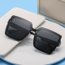 方框大脸显瘦墨镜女偏光防紫外线新款潮男韩版眼镜街拍圆脸太阳镜