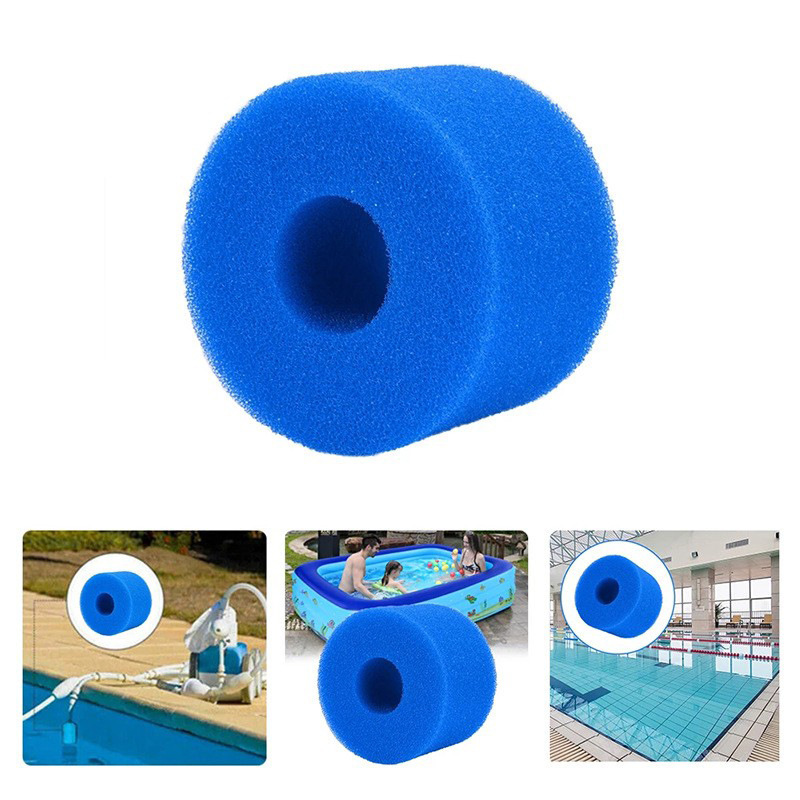 In stock swimming pool sponge filter sponge anti-blocking dirt column water filter sponge tube 108*40 * 73mm sponge cylinder