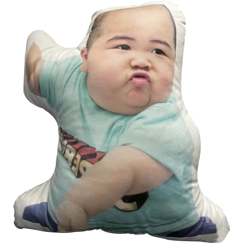 Personaje personalizado alienígena almohada blanca borde feo gato perro mascota muñeca objetos retratos para dibujar regalos personalizados parodia