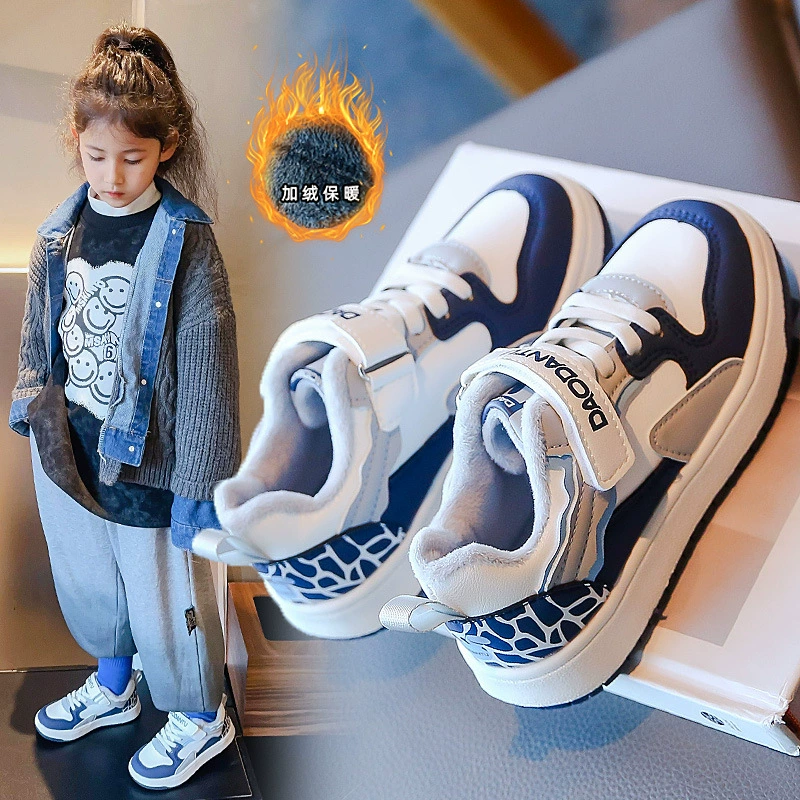 Children's demi-season casual footwear for boys, set, sports shoes, for teenagers