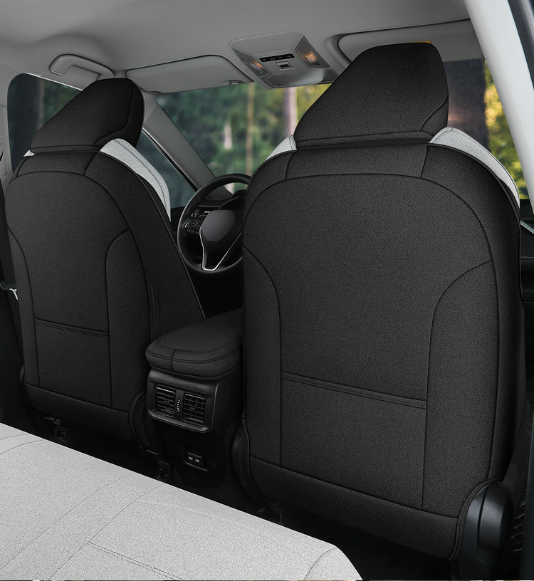 Suitable for Toyota Frontlander Car Seat Covers 2022-2024 Models, Fabric Linen Breathable Full Surround Seat Cushion Cover