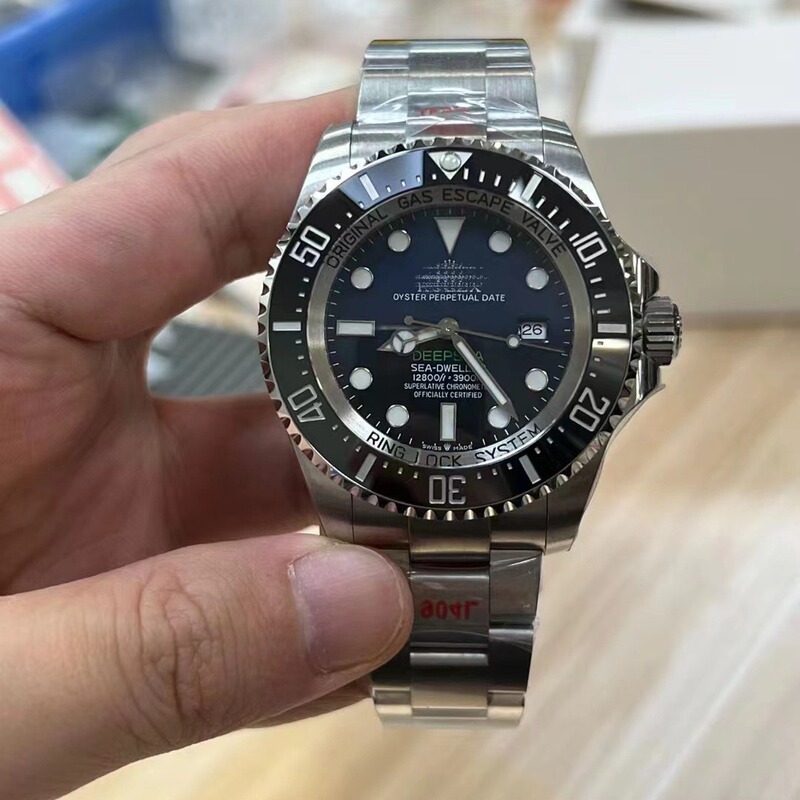 Cross-Border Gradient Blue Ghost King Single Red Ghost King Mechanical Watch N Factory Ar Factory Men's 44mm Large Dial Mechanical Watch Seamaster