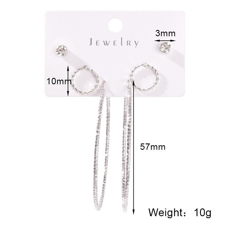 Fashion Star Heart Shape Flower Alloy Pearl Plating Inlay Artificial Gemstones Womenu0027S Hoop Earr