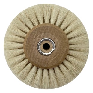 Wood core brush polishing polishing brush Jade gap polishing wheel rust removal brush 4 rows 6 rows 8 rows grinding machine consumables