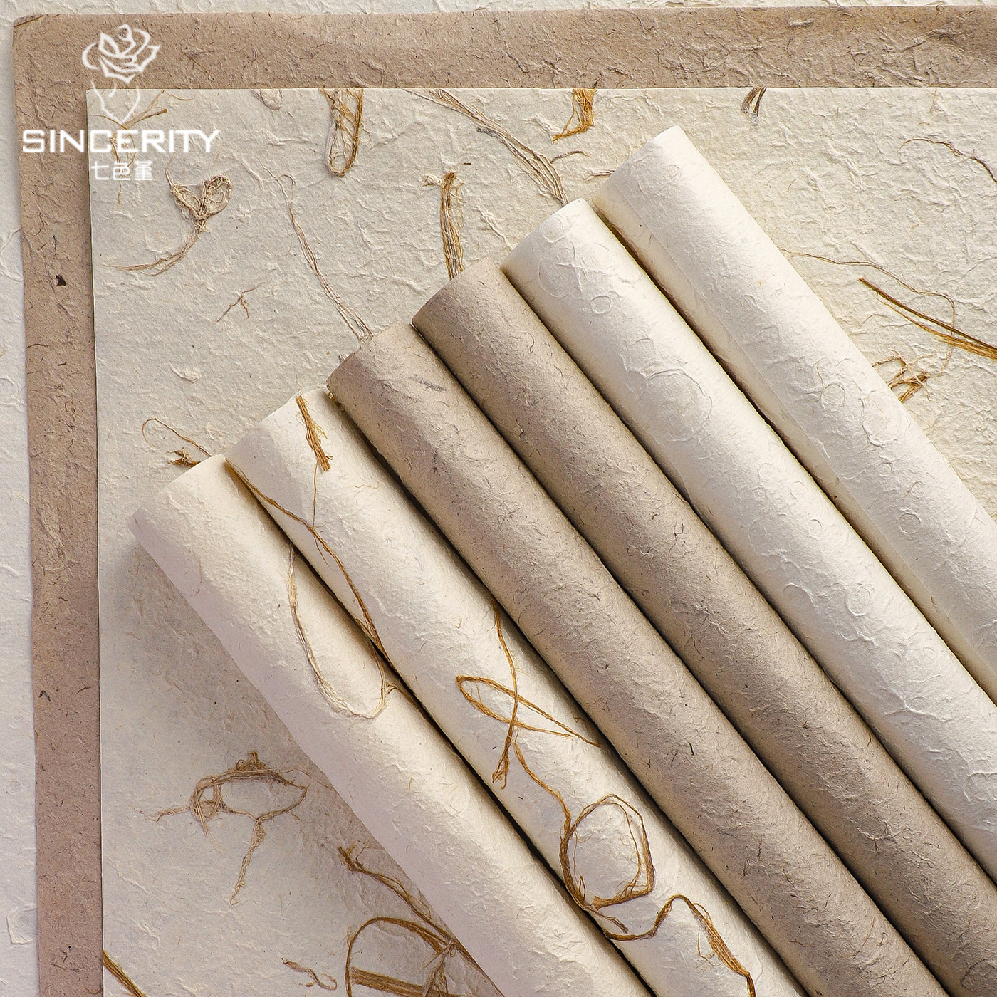 Paquete de flores de alta calidad serie de papel de importación tailandesa de siete colores cordier florista diy embalaje manual