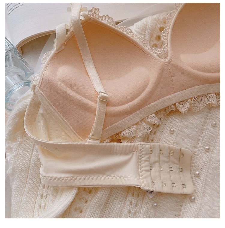 Set reggiseno push-up in pizzo Pure Desire, sexy, ricamato, intimo giapponese, reggiseno traspirante grande per donne con petto piccolo_voghion.com