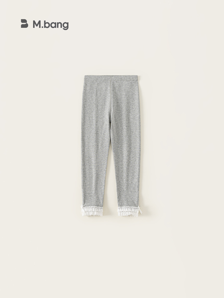 Youbao ropa para niños otoño nuevos pantalones para niños pantalones para niñas pantalones grises para niñas leggings simples