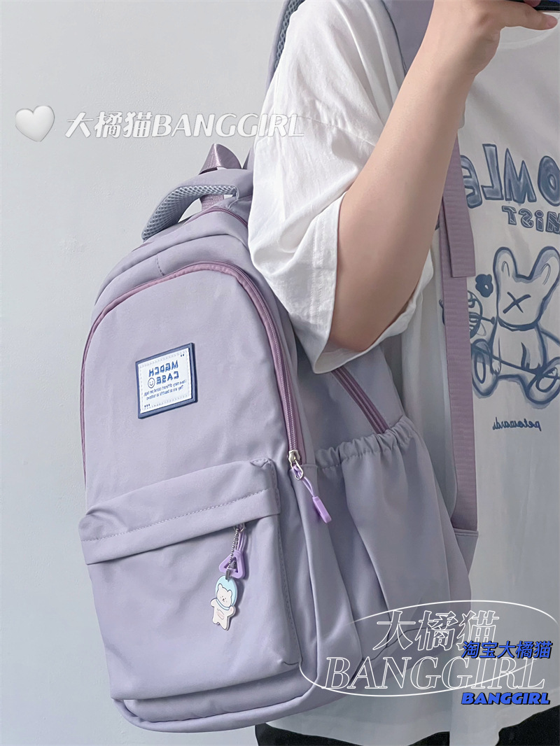 Mochila de los hombres simples ins mochila femenina de gran capacidad estudiante de la escuela secundaria estudiante de escuela secundaria mochila femenina al por mayor