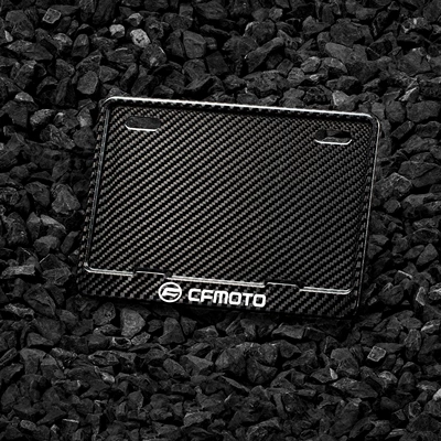 license plate frame, rear license | Nömrə qabı - motorcycle-molded-dry-carbon-twill-cfmoto