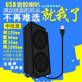 精歌源USB12060小音响双声道腔体按摩椅数码电视机功放喇叭扬声器