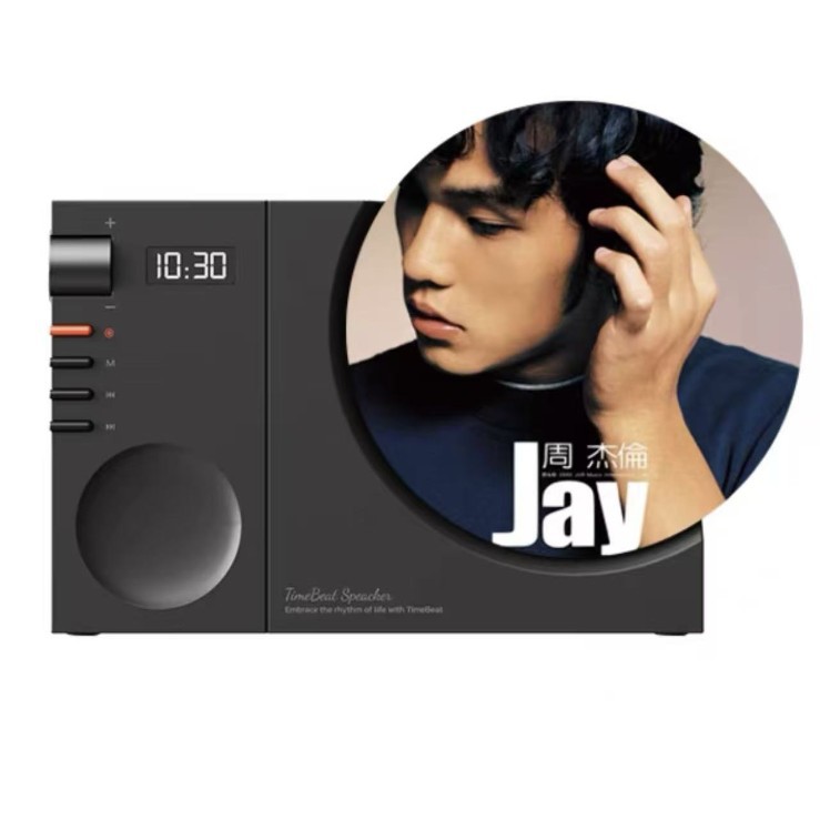 Desktop computer retro vinyl bluetooth audio TF card home HIFI sound quality phonograph atmosphere night light speaker