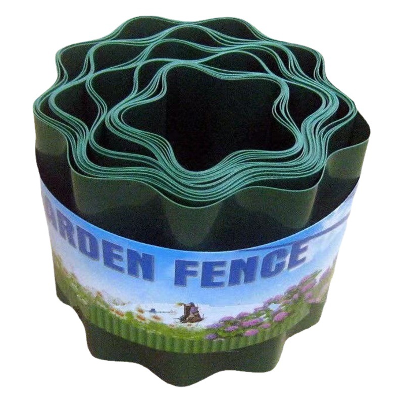Valla para jardín, valla de rollo para muro de contención, valla ondulada de plástico【】Estilo pastoral para jardineras