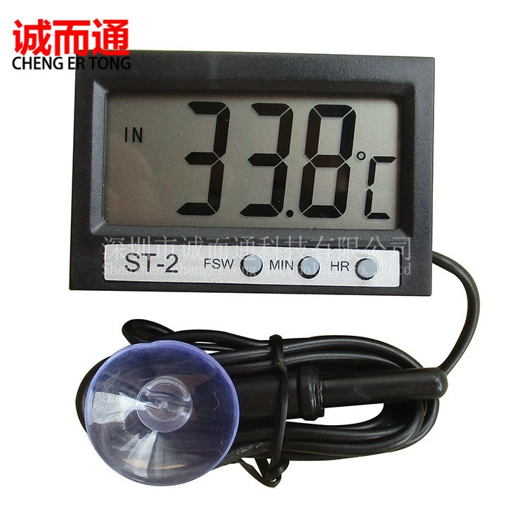 Фабрика прямых продаж ST-2 термометр внутренний и наружный термометр с часами