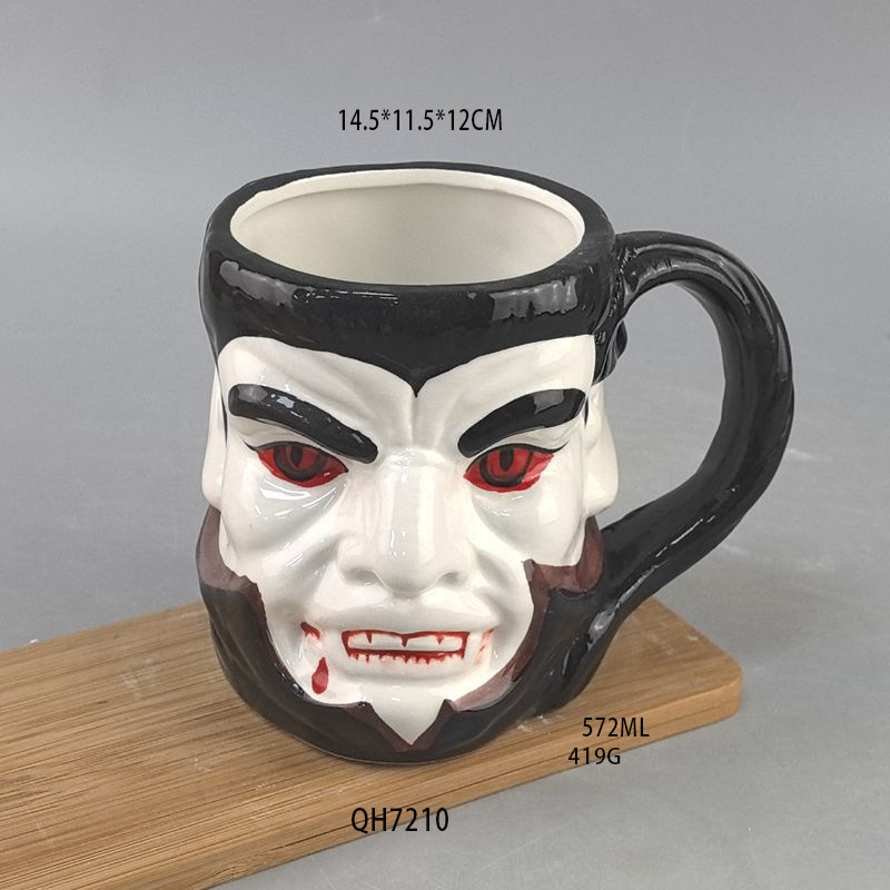 Taza de calabaza linda cuidadosamente seleccionada Taza de zombies del festival de fantasmas del viento Taza de naranja Taza de café Juego de cerámica personalizado