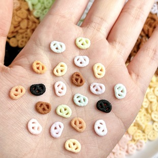 New mini simulation finished series cookies resin diy nail art accessories hand-made ball filling