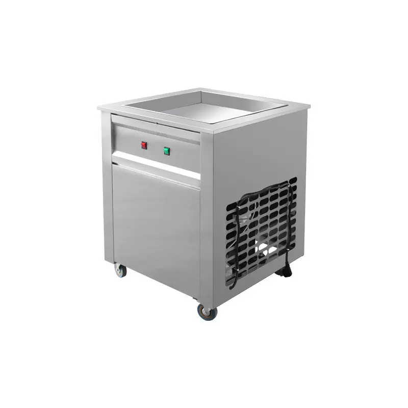 商用炒冰机炒酸奶机厚切摆摊不锈钢炒冰淇淋卷机摆摊小吃设备