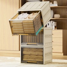 抽屉式收纳箱家用衣服被子整理箱玩具零食塑料可折叠收纳柜储物柜