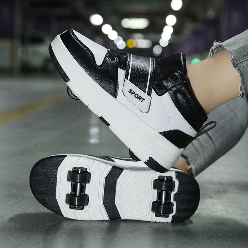 Boothead polea para niños, deformación, patinaje en cuatro ruedas, patinaje sobre ruedas con ruedas, patinaje sobre ruedas para hombres y mujeres, Amazon automático