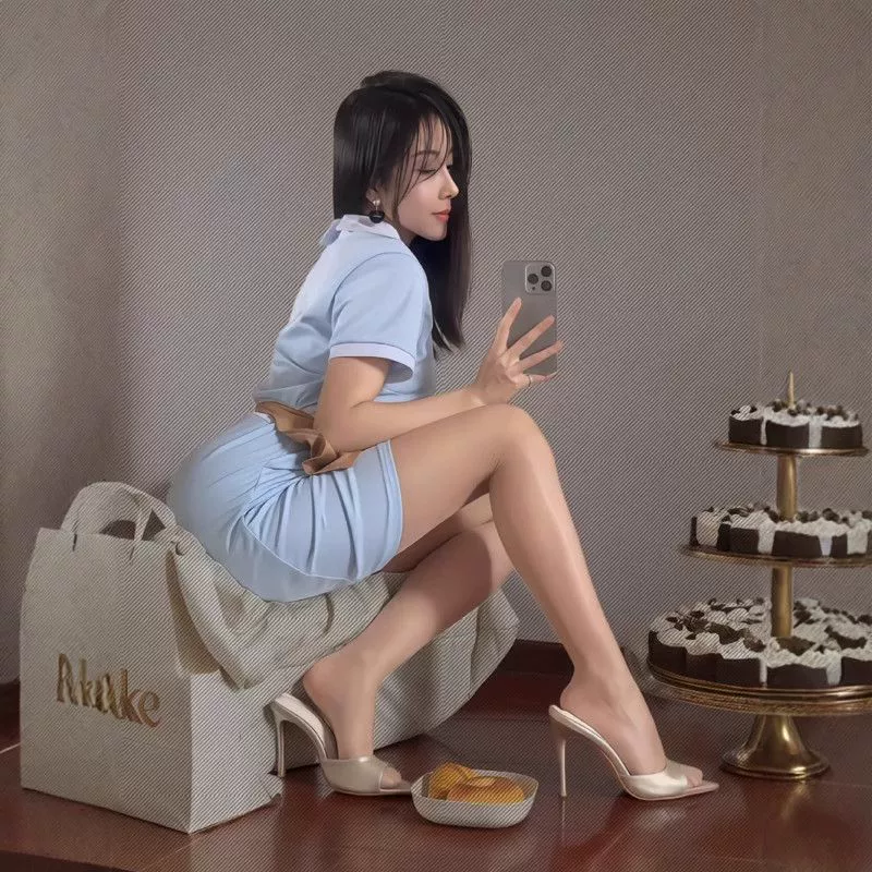 Комплект, униформа, летняя тонкая мини-юбка, с коротким рукавом