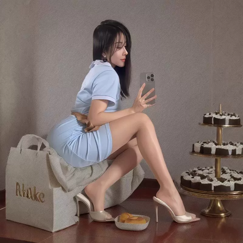 Комплект, униформа, летняя тонкая мини-юбка, с коротким рукавом