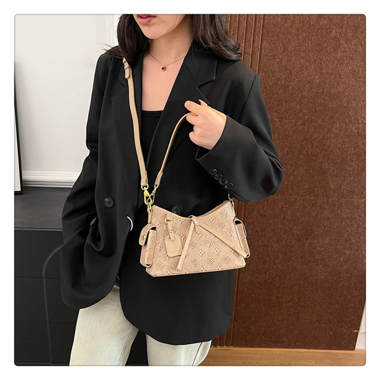 Borsa a tracolla donna vintage borsa a mano elegante versatile_voghion.com