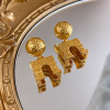 Retro earrings, advanced fashionable accessory, high-quality style, wholesale