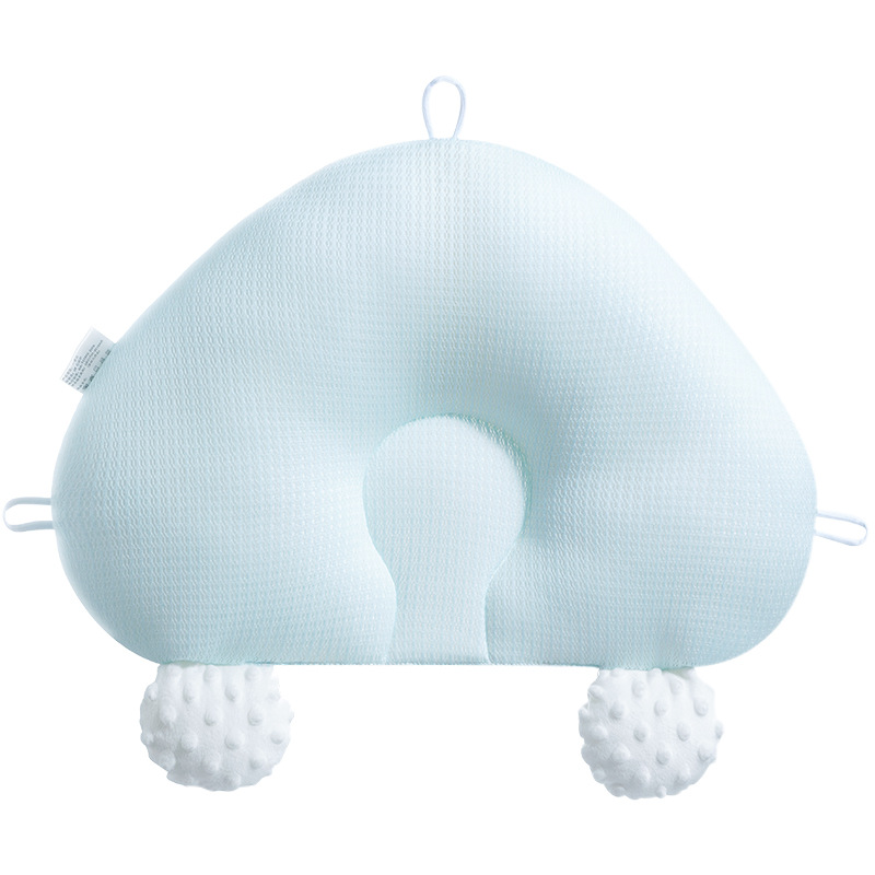 Beipesi bebé que forma la almohada nube transpirable bebé recién nacido 0 a 6 meses Corrección corrección anti-Desviación almohada en forma de cabeza