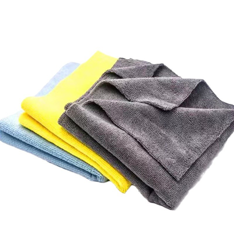 toalla de tejer de urdimbre para lavado de automóviles, toalla de tejido plano de microfibra al por mayor, absorción de agua, limpieza de vidrio, lavado de automóviles grande