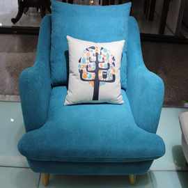 北欧布艺沙发大小户型可拆洗简约现代客厅转角组合沙发