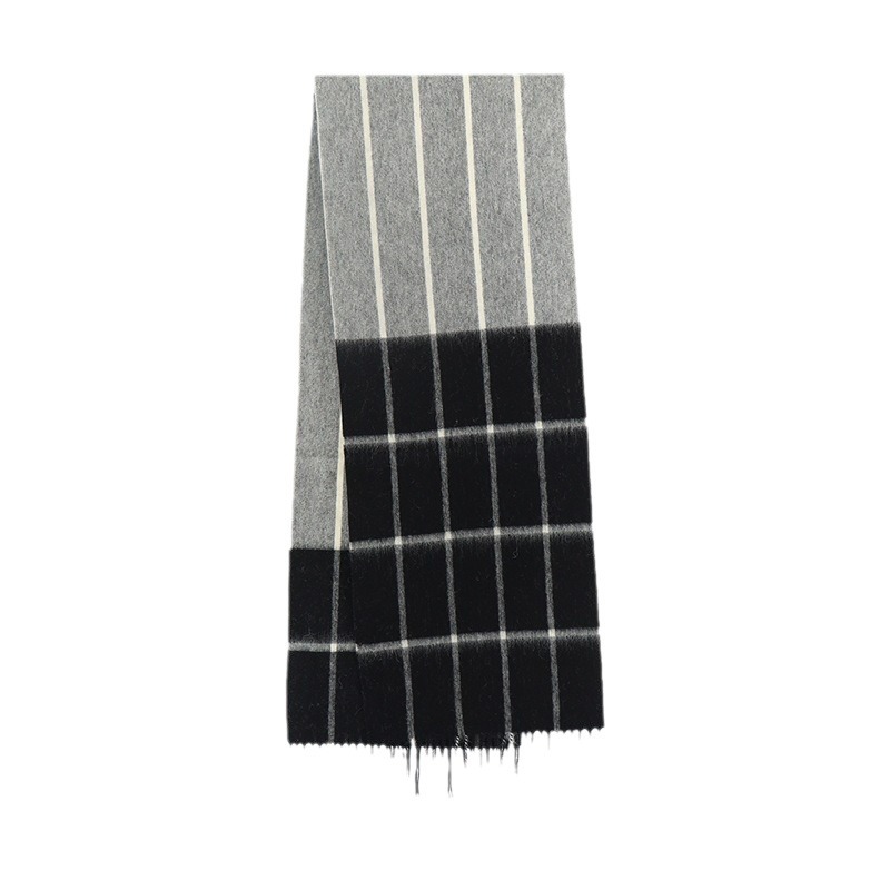 100% bufandas de lana de color cuadrado mujeres otoño invierno alta sensación de aliento caliente buñuelo de espesar simple chaleón