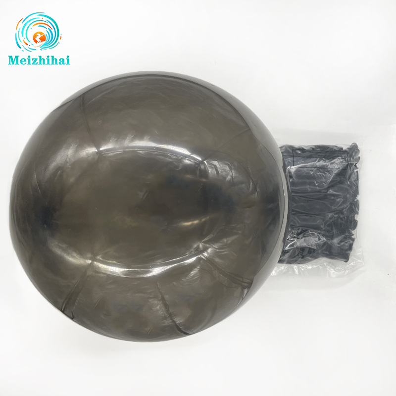 18 pulgadas globos de látex cuadrangular globo transparente gran globo negro boda fiesta de cumpleaños decoración redonda