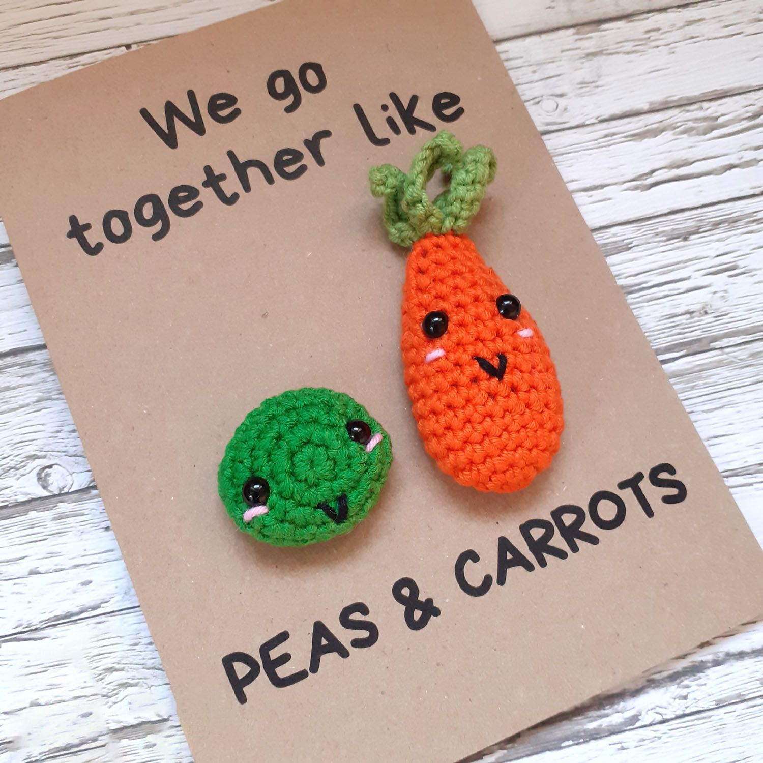 【완성된 축하 카드】콩과 당근