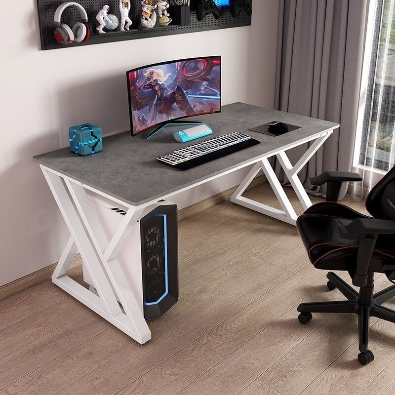Computer desk, simple desktop gaming table and chair, home desk, student writing desk, bedroom table, workbench, office desk Computer desk, simple desktop gaming table and chair, home desk, student writing desk, bedroom table, workbench, office desk