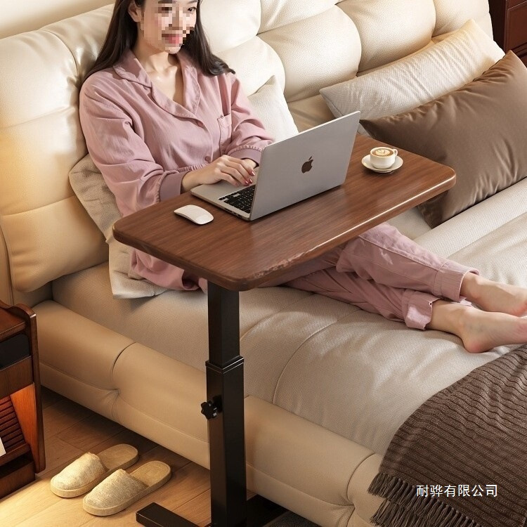床边桌可移动升降电脑桌子卧室家用折叠书桌简易学生写字桌边几小