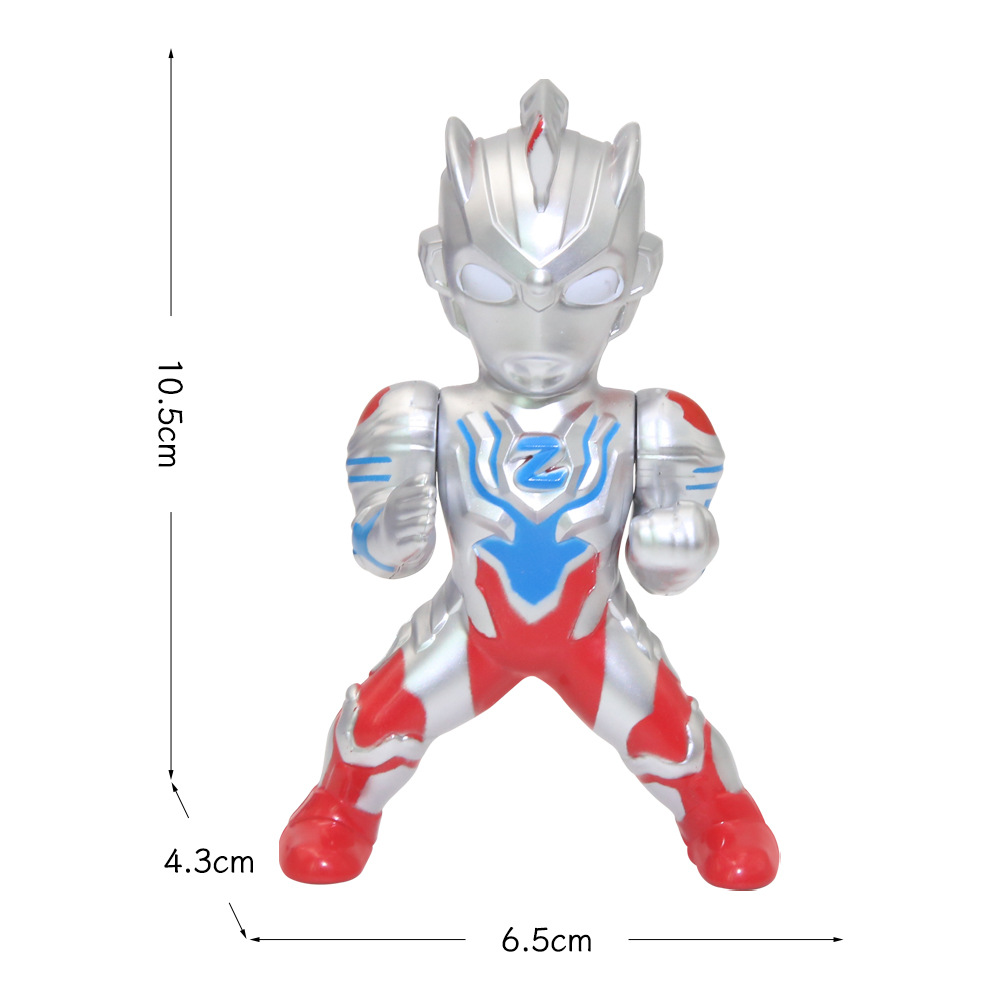 Monstruo Superman decoración de pastel adorno niño niño cumpleaños dibujos animados héroe acero dragón vestido plug-in