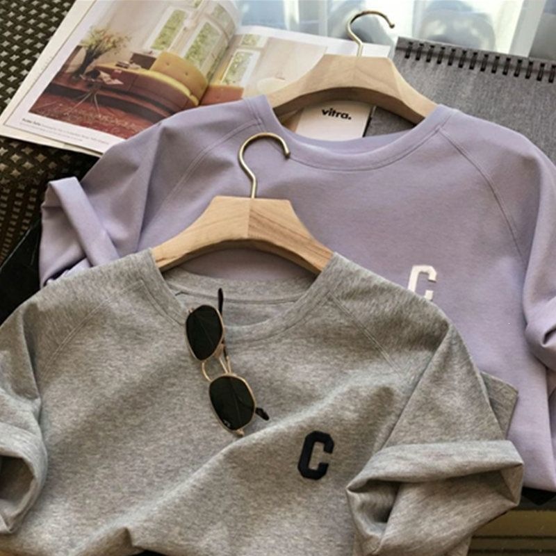 Women's Summer Sports Shorts Two Piece Set Casual Loose Fit Student Style Clothing_ecoleips.com
