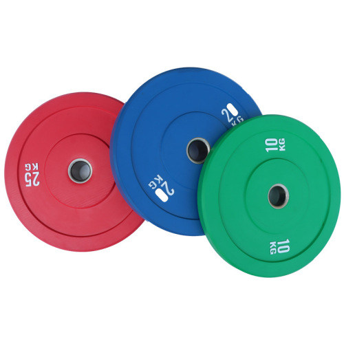 Barbell Plate Set for Men and Women, Fitness Big Hole Rubber Coated Competitive Eco Deep Squat Bench Press Glute Bridge Gym Specialized