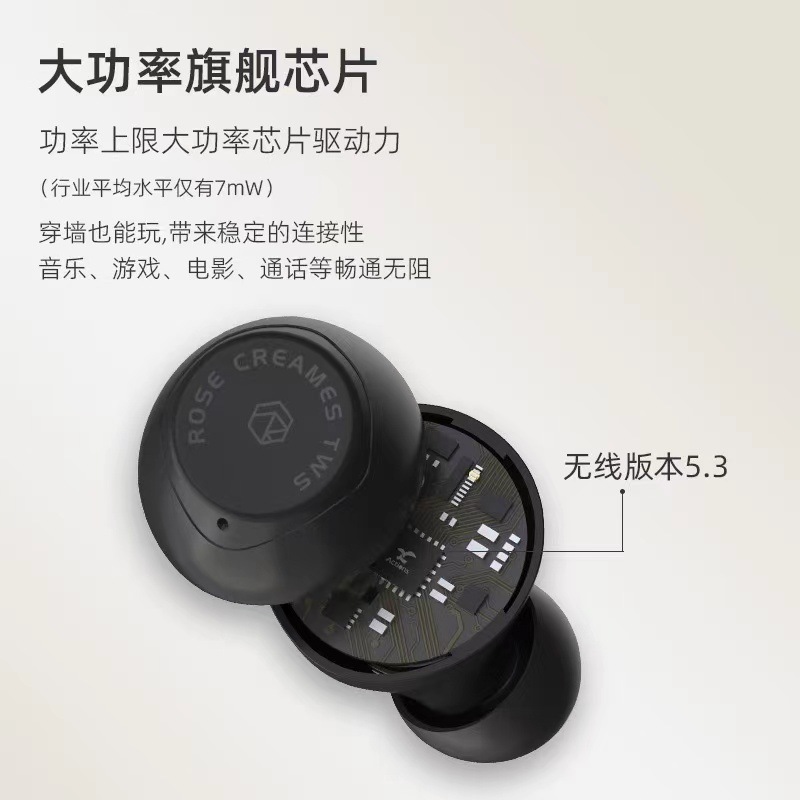 弱水砂釉真のワイヤレスヘッドフォン 5.3 スポーツ e スポーツノイズリダクション超長バッテリー寿命 Bluetooth インイヤー|undefined