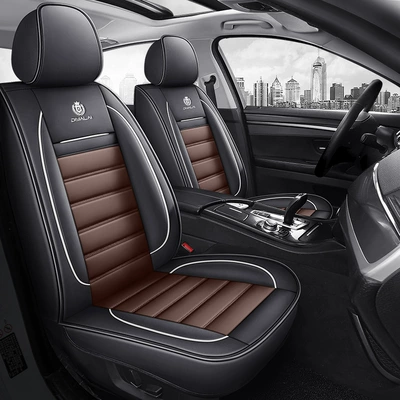 Cross-Border Exclusive 2025 Leather Car Seat Cushion Cover All-Inclusive Four-Season Universal Seat Cover Four-Season Five-Seater Seat Cover